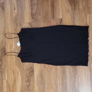 NWT F21 Forever 21 little black dress spaghetti straps